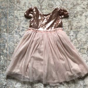 Rose Gold Sequin Dress